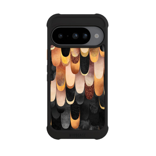 Google Pixel 10 NIVOmax Gefiedertes Kupfer und Schwarz