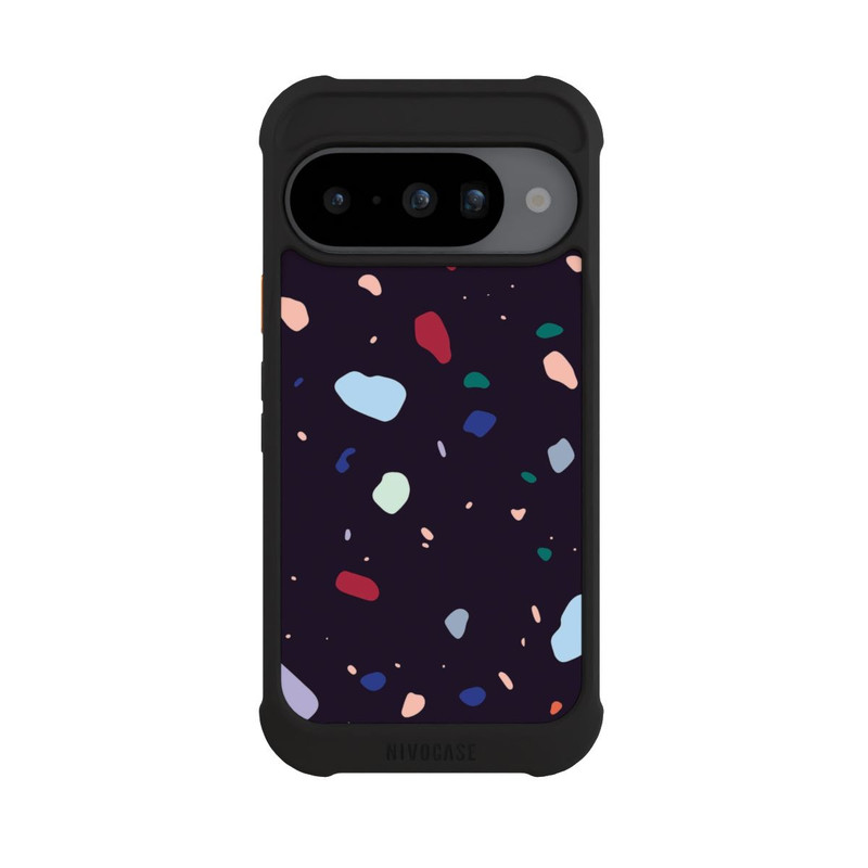 Pixel 10 NIVOmax Terrazzo arrondi foncé moderne