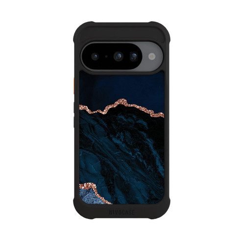 Google Pixel 10 NIVOmax Nacht Blau Marmor Landschaft