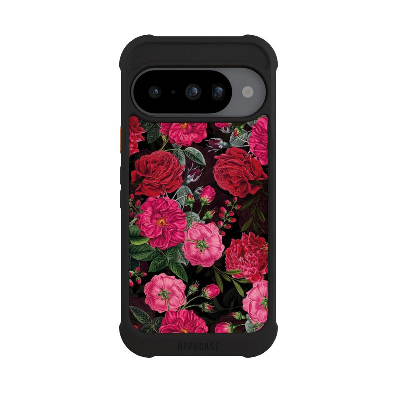Pixel 10 NIVOmax Fleurs Roses et Rouges
