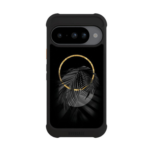 Google Pixel 10 NIVOmax Black Tropical Leaf