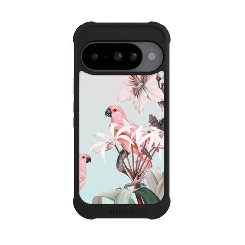 Google Pixel 10 NIVOmax Pastel Parrots Paradise