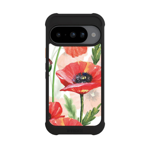 Google Pixel 10 NIVOmax Coquelicots aquarelle