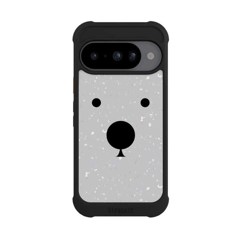 Pixel 10 NIVOmax Gros plan sur l'ours