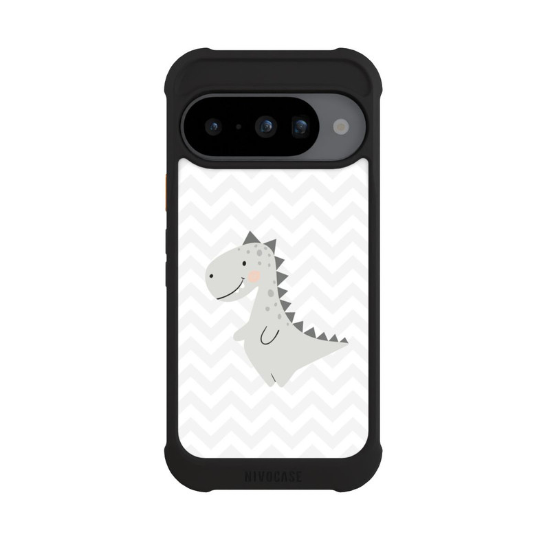 Pixel 10 NIVOmax Grauer Dino