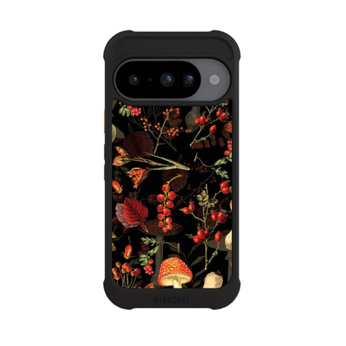 Google Pixel 10 NIVOmax Mushroom Pattern Black
