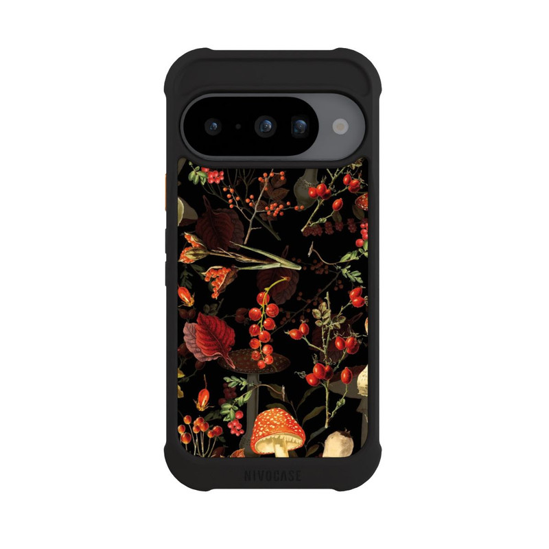 Pixel 10 NIVOmax Mushroom Pattern Black