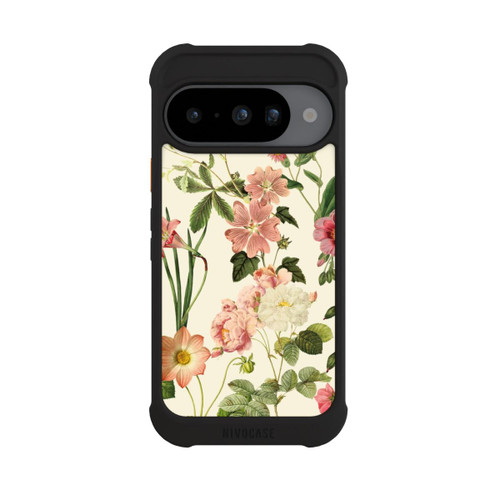 Google Pixel 10 NIVOmax Fleurs sauvages sur jaune clair
