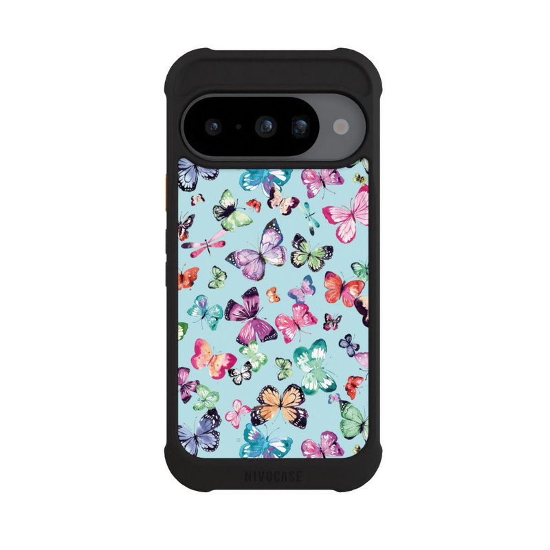 Pixel 10 NIVOmax Butterflies Pink Orange Blue