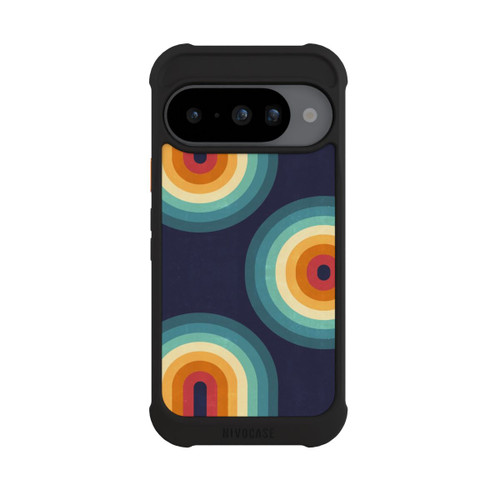 Google Pixel 10 NIVOmax Double Rainbow on Blue
