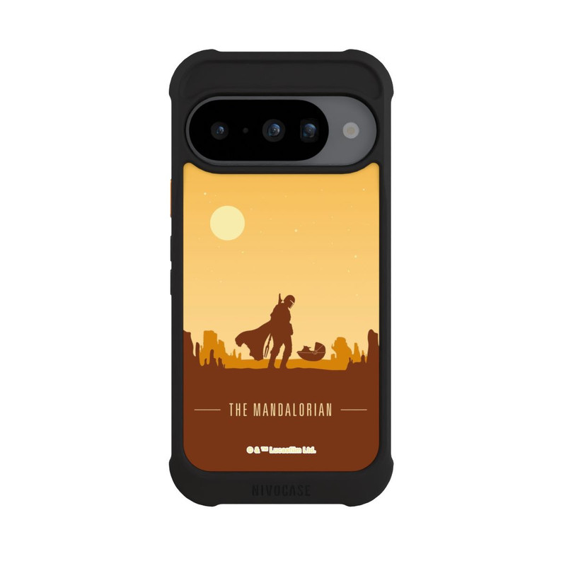 Pixel 10 NIVOmax  Silhouette mandalorienne