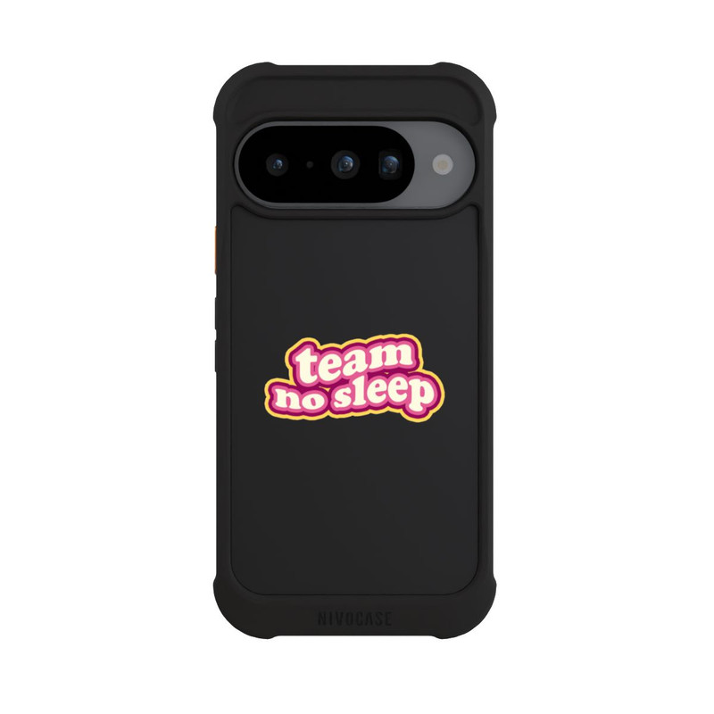 Pixel 10 NIVOmax Team No Sleep 70s Transparent