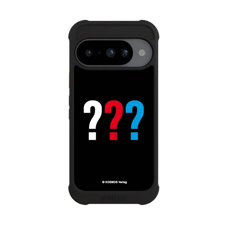 Pixel 10 NIVOmax Drei Fragezeichen Logo