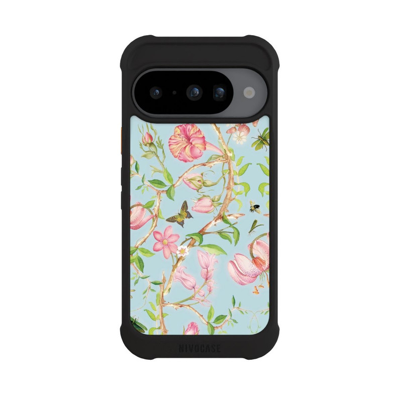 Pixel 10 NIVOmax Vintage Botanic Flowers Blue
