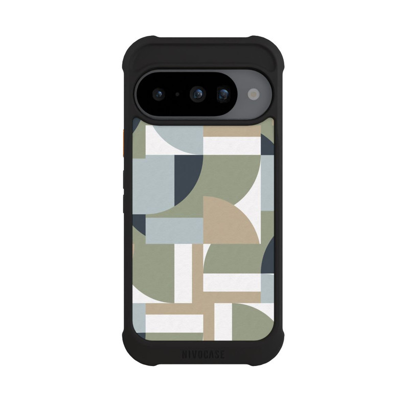 Pixel 10 NIVOmax Polygones futuristes du Bauhaus Beige