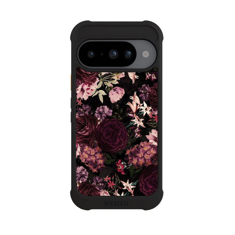 Pixel 10 NIVOmax Fond Fleur Violet Foncé