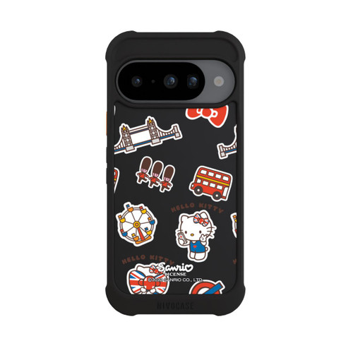 Google Pixel 10 NIVOmax Hello Kitty Londoner Abzeichen Transparent