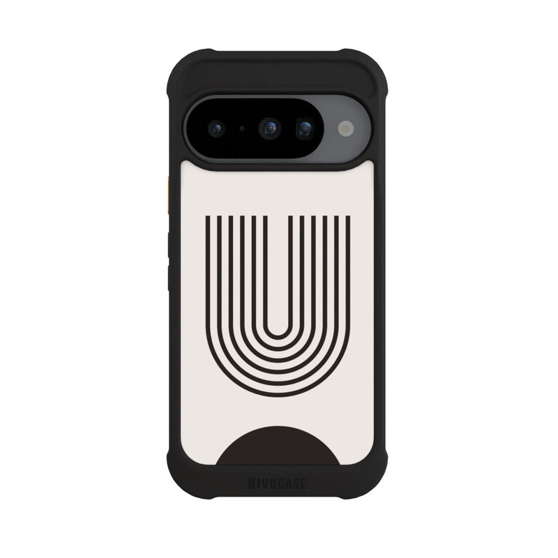 Pixel 10 NIVOmax Modern Art Black Lines