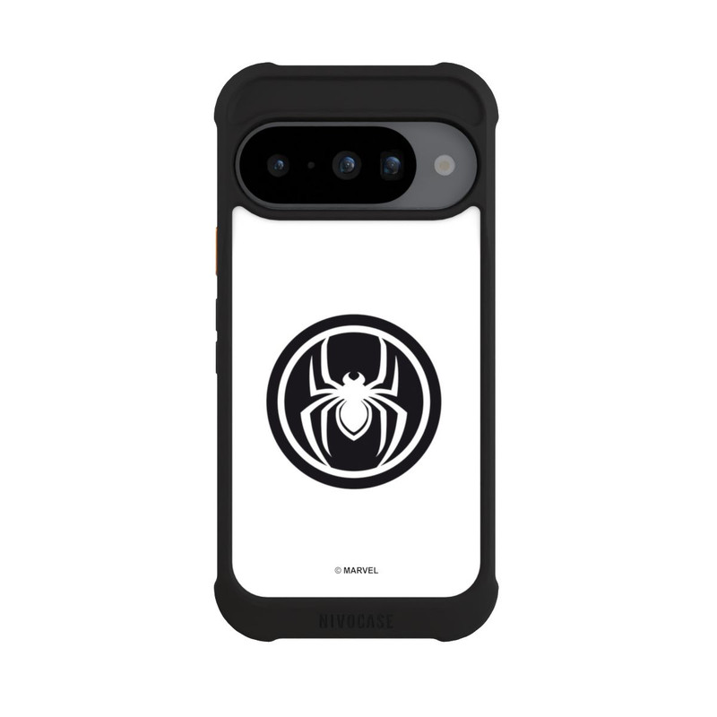 Pixel 10 NIVOmax Spider-Man Spider Logo White