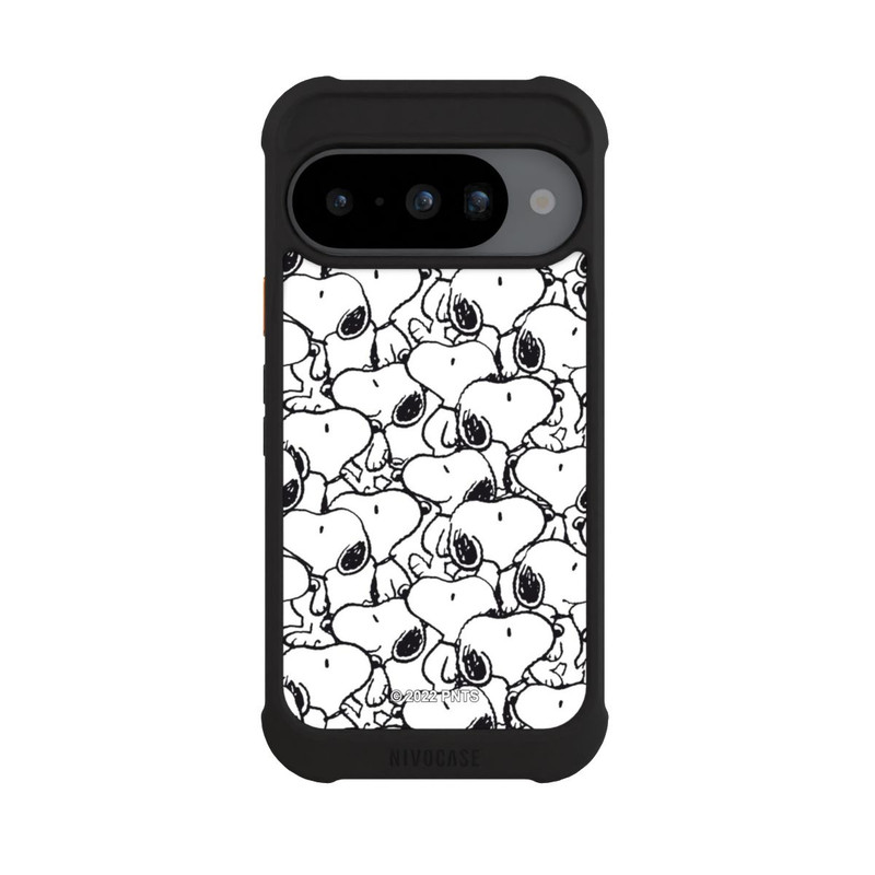 Pixel 10 NIVOmax Snoopy Pattern Noir & Blanc