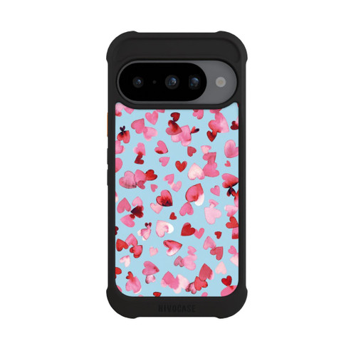 Google Pixel 10 NIVOmax Saint Valentin Amour Coeurs Rose Bleu