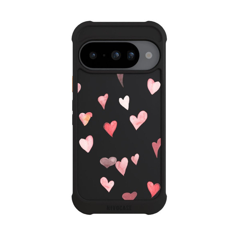 Pixel 10 NIVOmax Valentines Hearts Dropping