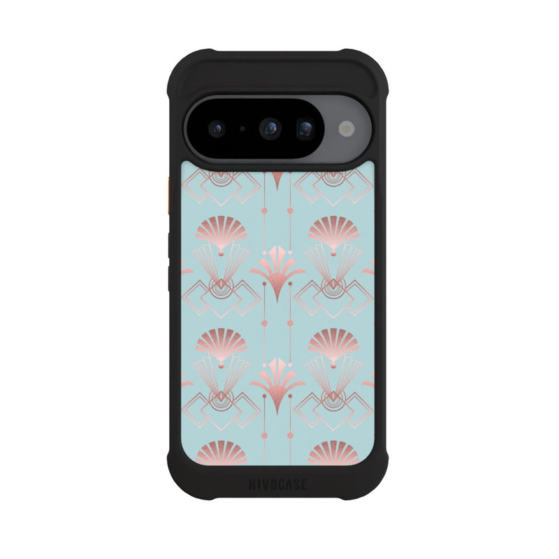 Pixel 10 NIVOmax Art Deco Rose Gold Elegance Blue