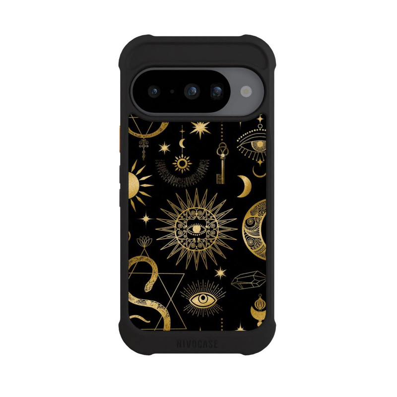 Pixel 10 NIVOmax Soleil et Lune Célestes Steampunk