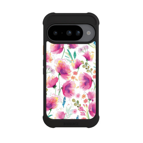 Google Pixel 10 NIVOmax Coquelicots abstraits aquarelle