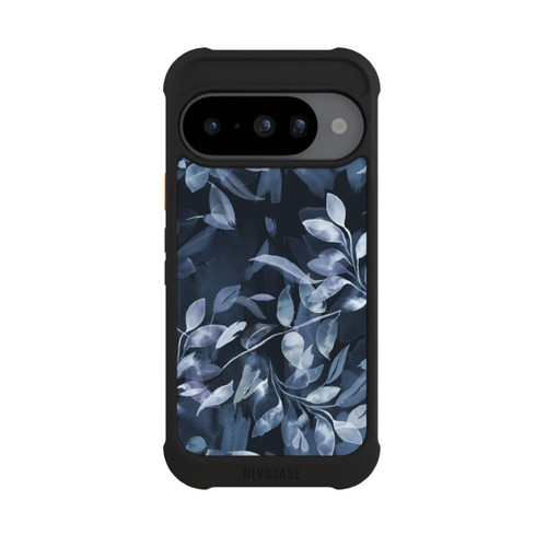 Google Pixel 10 NIVOmax Aquarelle Feuilles Mystiques Marine