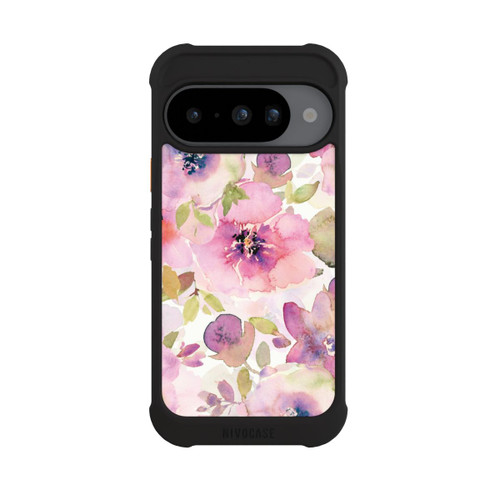 Google Pixel 10 NIVOmax Papier Peint Fleurs Roses