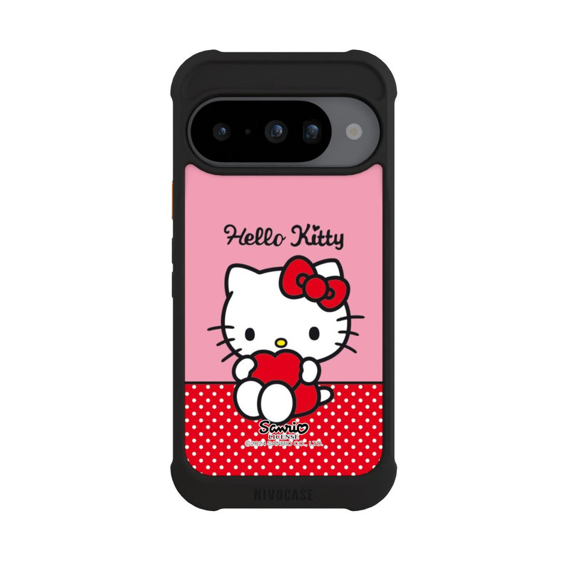 Pixel 10 NIVOmax Hello Kitty sitzend mit Herz