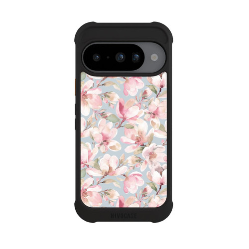 Google Pixel 10 NIVOmax Fleurs de magnolia rose pastel