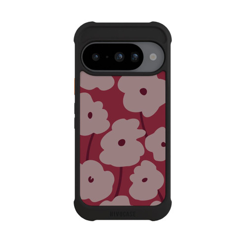 Google Pixel 10 NIVOmax Minimalistic Flowers Bordeaux