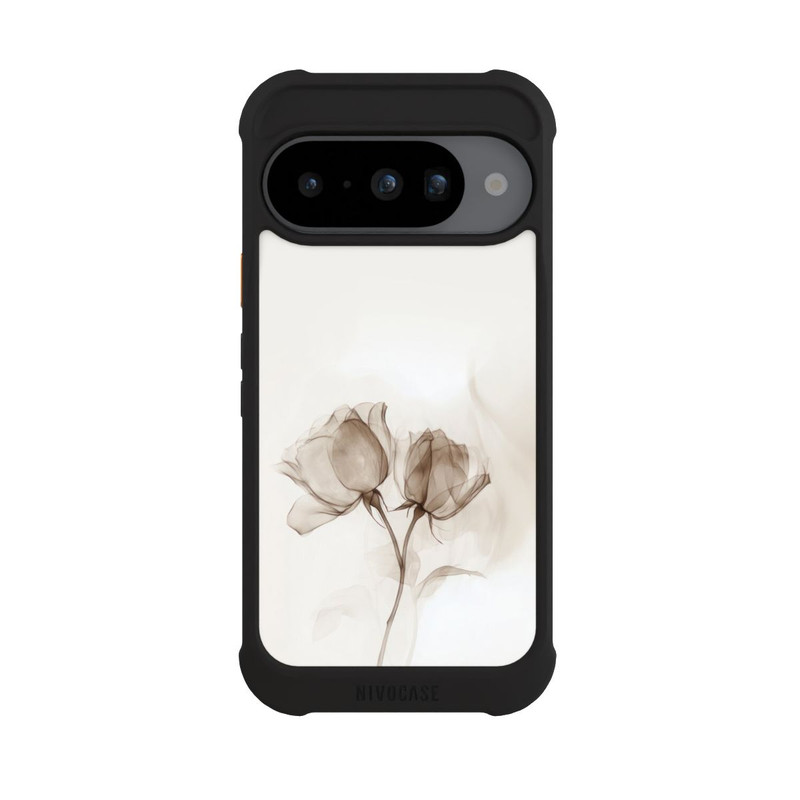 Pixel 10 NIVOmax Braune Rose Blume Nebel