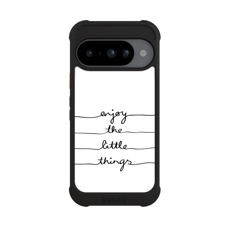 Pixel 10 NIVOmax Enjoy The Little Things White