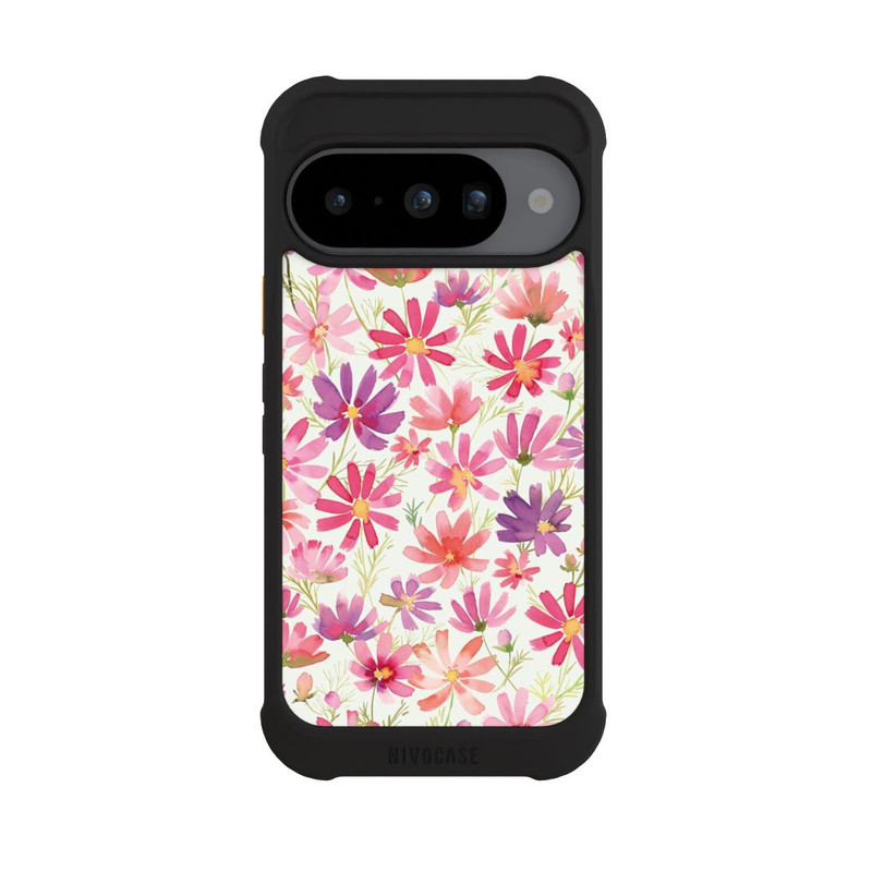 Pixel 10 NIVOmax Boho Cosmos Flowers Purple