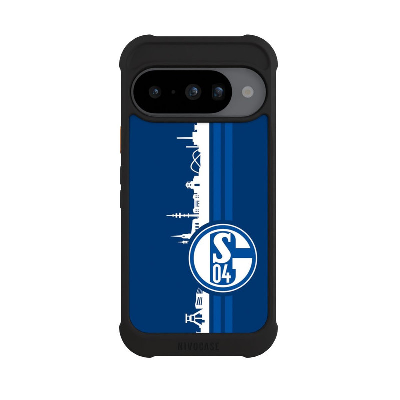 Pixel 10 NIVOmax Schalke 04 Skyline Blau