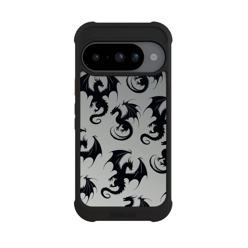 Pixel 10 NIVOmax Dragon Pattern Grey