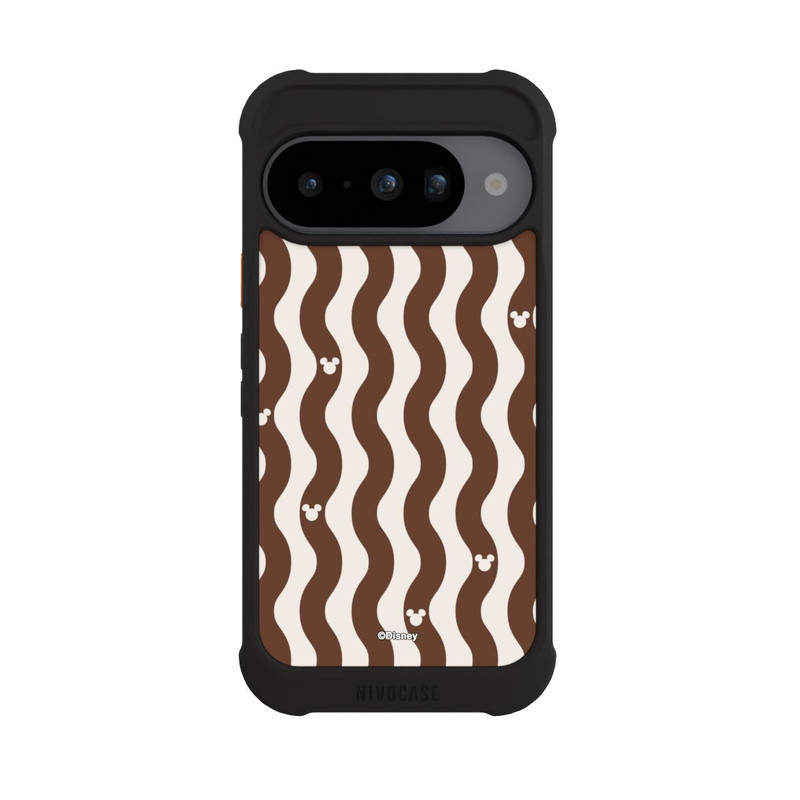 Pixel 10 NIVOmax Mickey Mouse Brown Pattern Waves