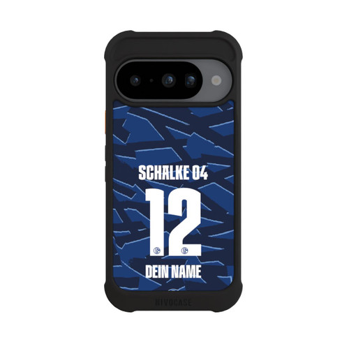 Google Pixel 10 NIVOmax Schalke 04 Trikot Personalisierbar 25-26