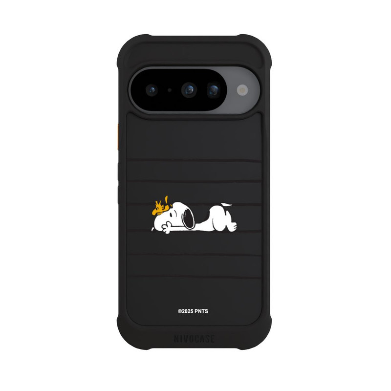 Pixel 10 NIVOmax Snoopy Woodstock Stripes Peanuts Transparent