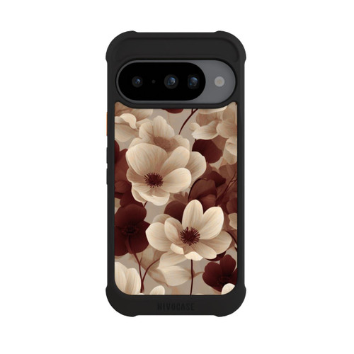Google Pixel 10 NIVOmax Naturfarbenes Blumenmuster mit KI