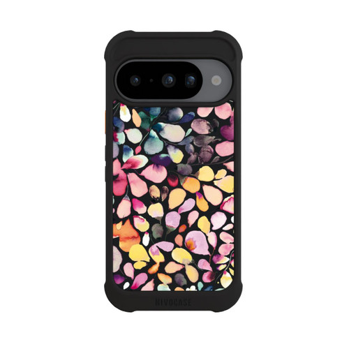 Google Pixel 10 NIVOmax Eucalyptus Watercolor Leaves Black