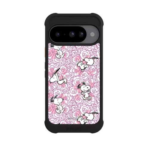 Google Pixel 10 NIVOmax Peanuts Pink Roses Pattern
