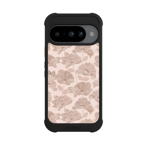 Google Pixel 10 NIVOmax Brown Floral Block