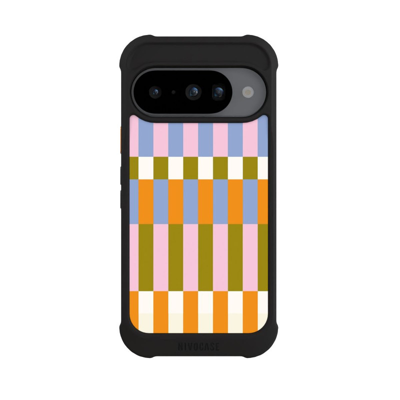 Pixel 10 NIVOmax Thème à Carreaux Colorés et Audacieux
