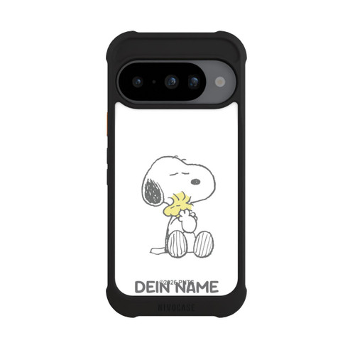 Google Pixel 10 NIVOmax Snoopy And Woodstock Cuddling Personalisierbar