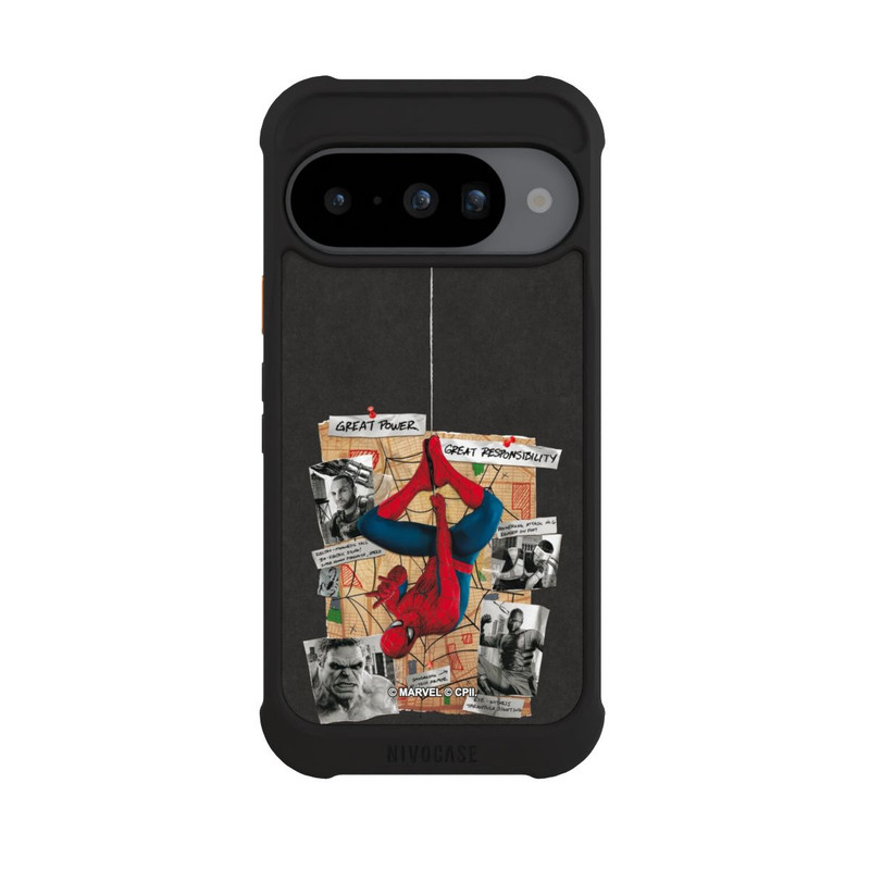Pixel 10 NIVOmax Spider-Man Tableau d'enquête