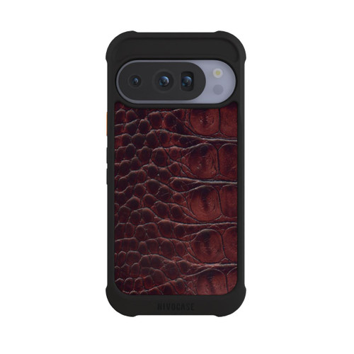 Google Pixel 10 Pro NIVOmax Cuir de Crocodile